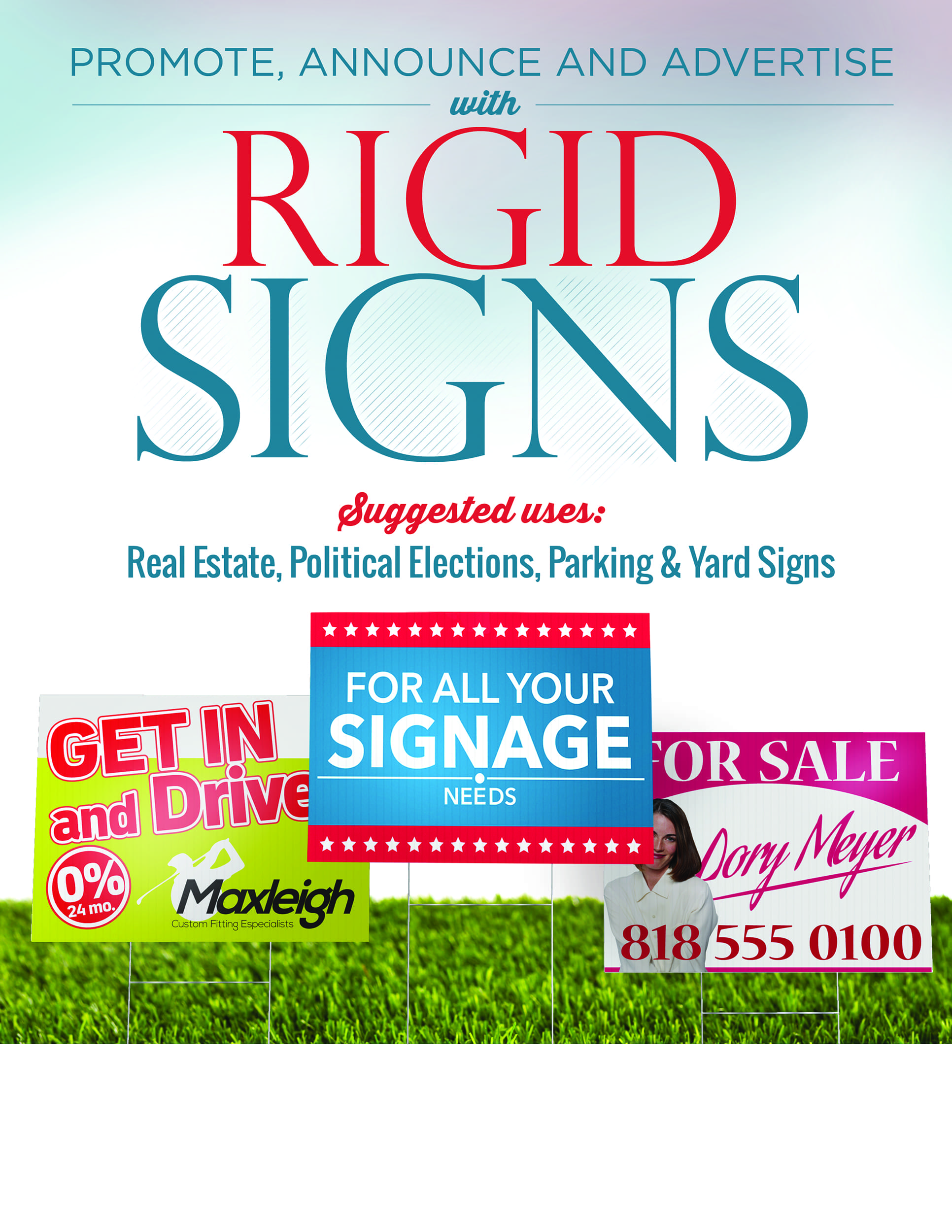 coroplast yard signs RigidSigns